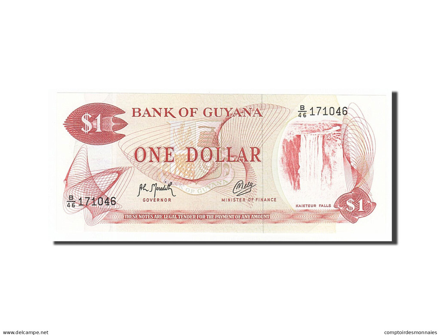 Billet, Guyana, 1 Dollar, 1992, NEUF - Guyana