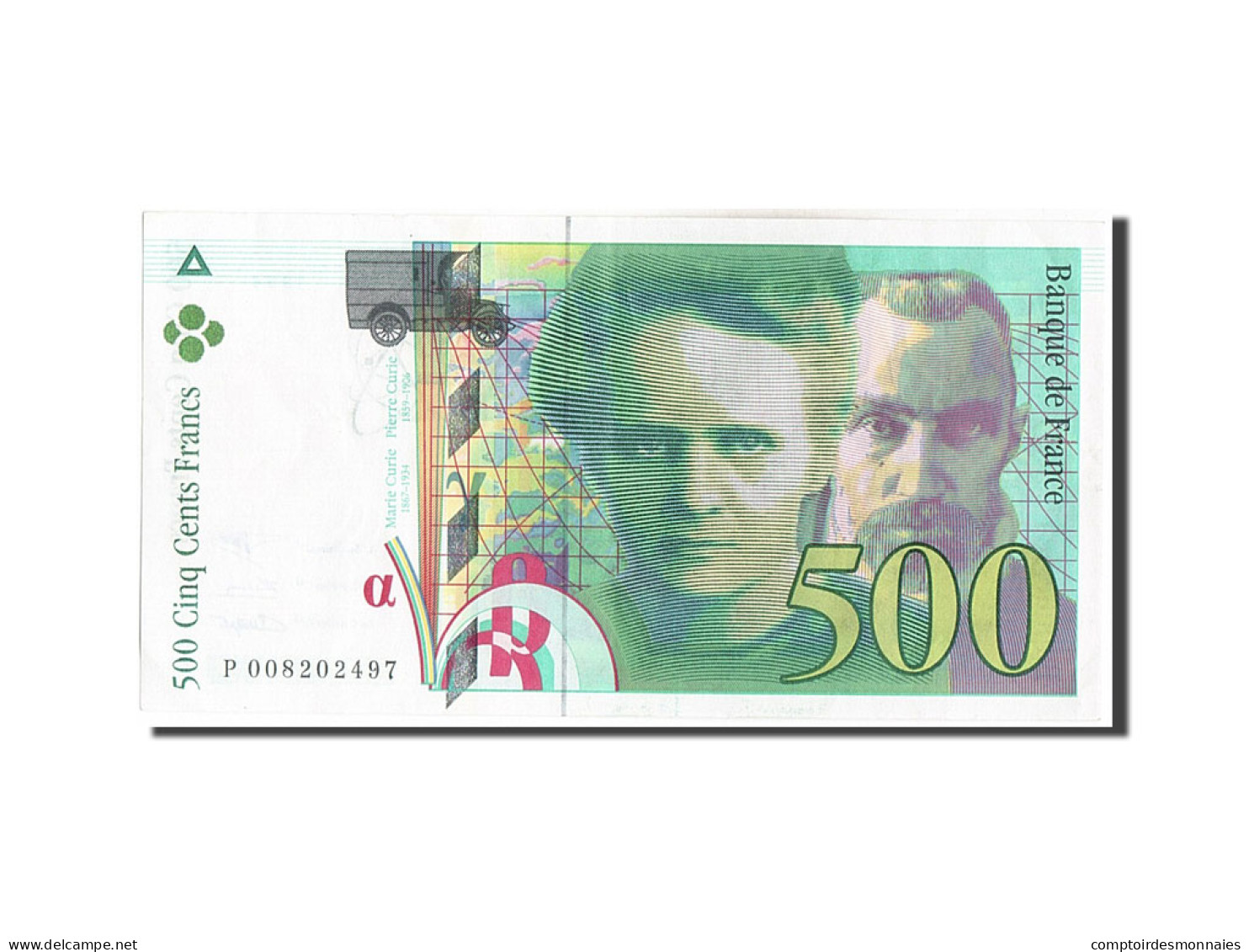 Billet, France, 500 Francs, 500 F 1994-2000 ''Pierre Et Marie Curie'', 1994 - 500 F 1994-2000 ''Pierre En Marie Curie''