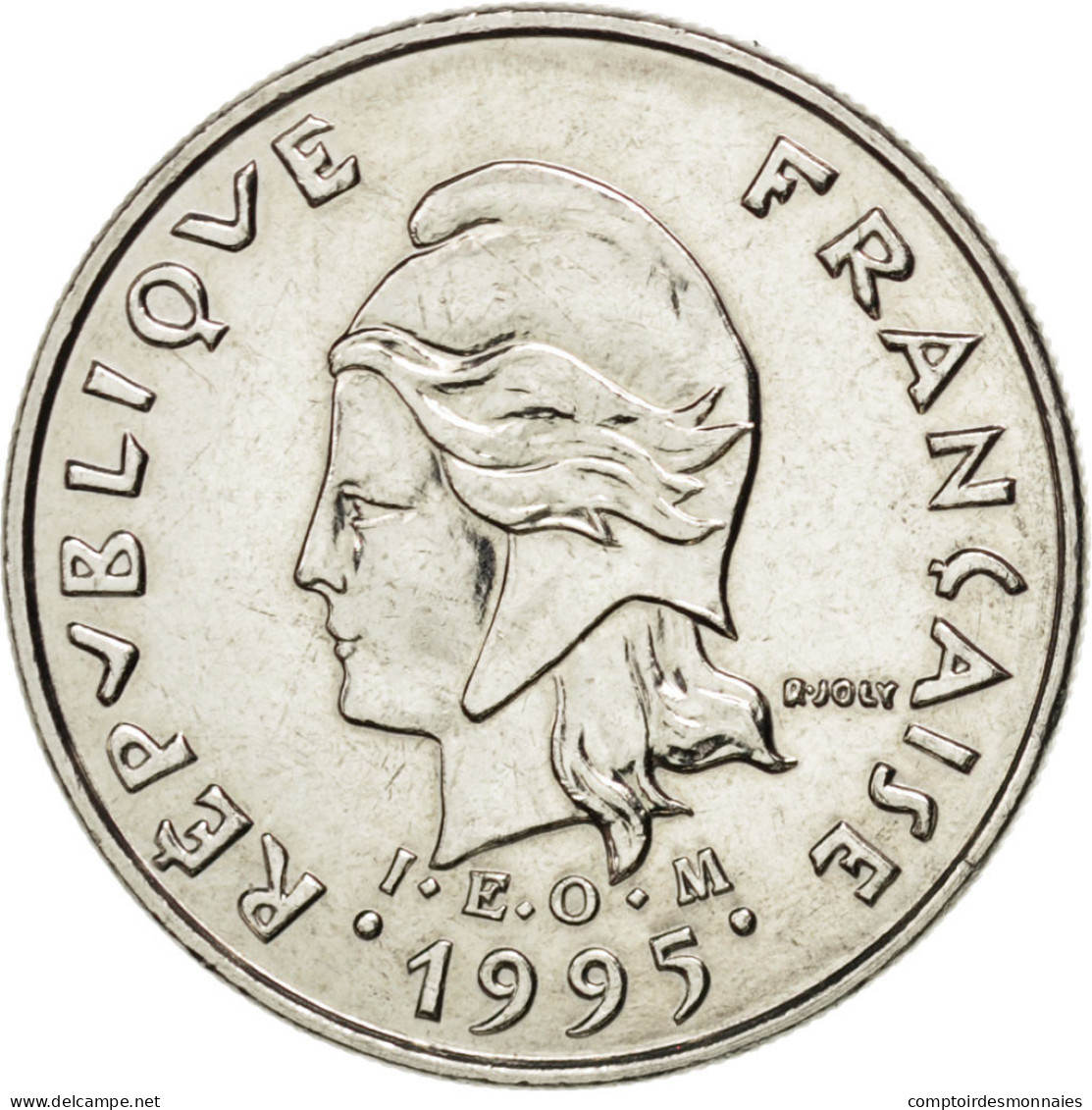 Monnaie, Nouvelle-Calédonie, 10 Francs, 1995, SPL, Nickel, KM:11 - Nouvelle-Calédonie