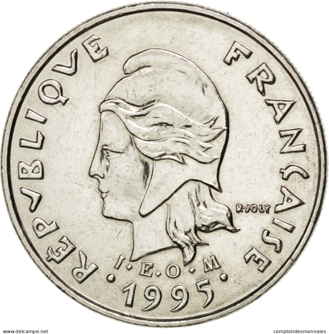 Monnaie, Nouvelle-Calédonie, 10 Francs, 1995, SPL, Nickel, KM:11 - Nieuw-Caledonië