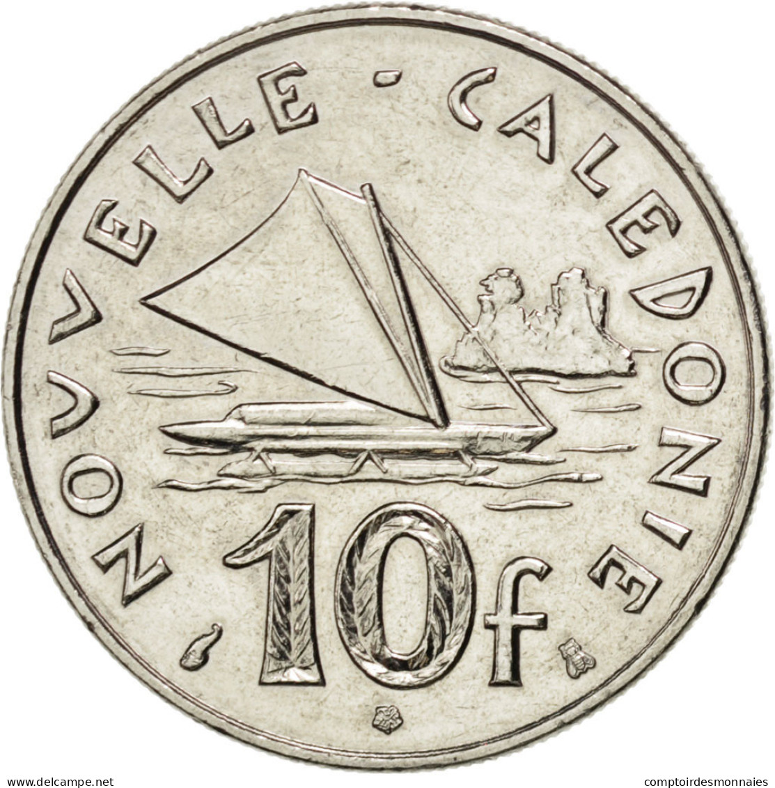 Monnaie, Nouvelle-Calédonie, 10 Francs, 1995, SPL, Nickel, KM:11 - Nuova Caledonia