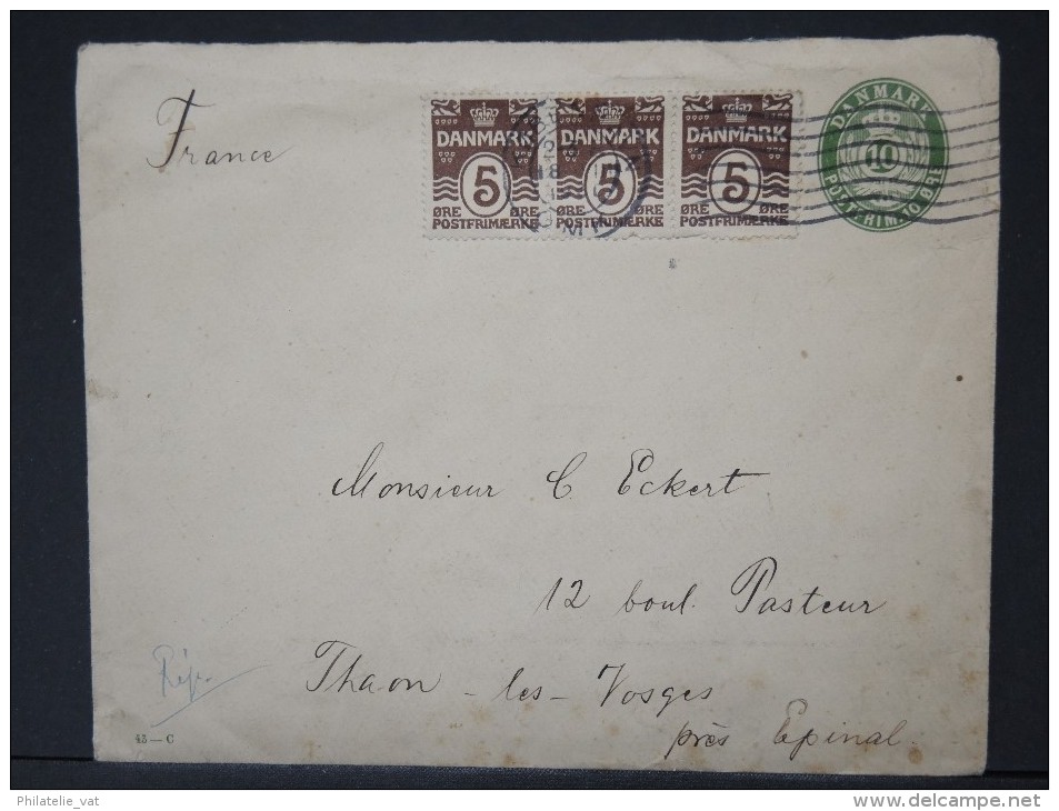 DANEMARK- Entier Postal De Copenhague  Pour  Thaon Les Vosges   1930   LOT P4103 - Interi Postali