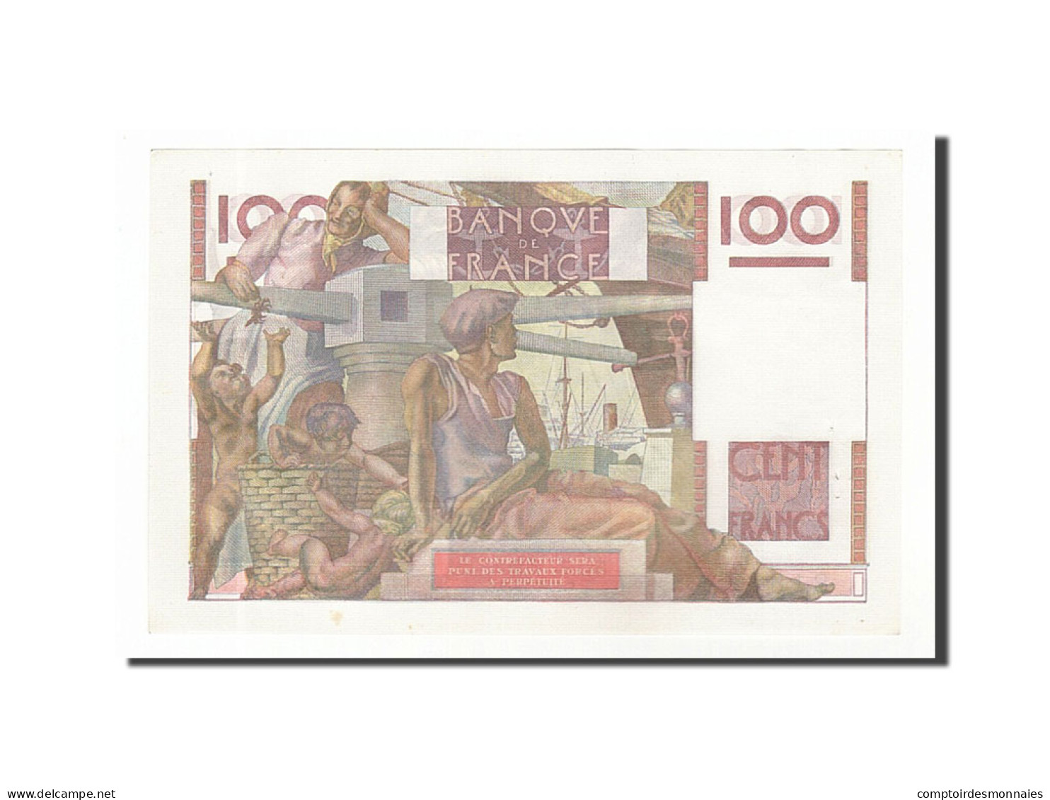 Billet, France, 100 Francs, 100 F 1945-1954 ''Jeune Paysan'', 1949, 1949-05-19 - 100 F 1945-1954 ''Jeune Paysan''