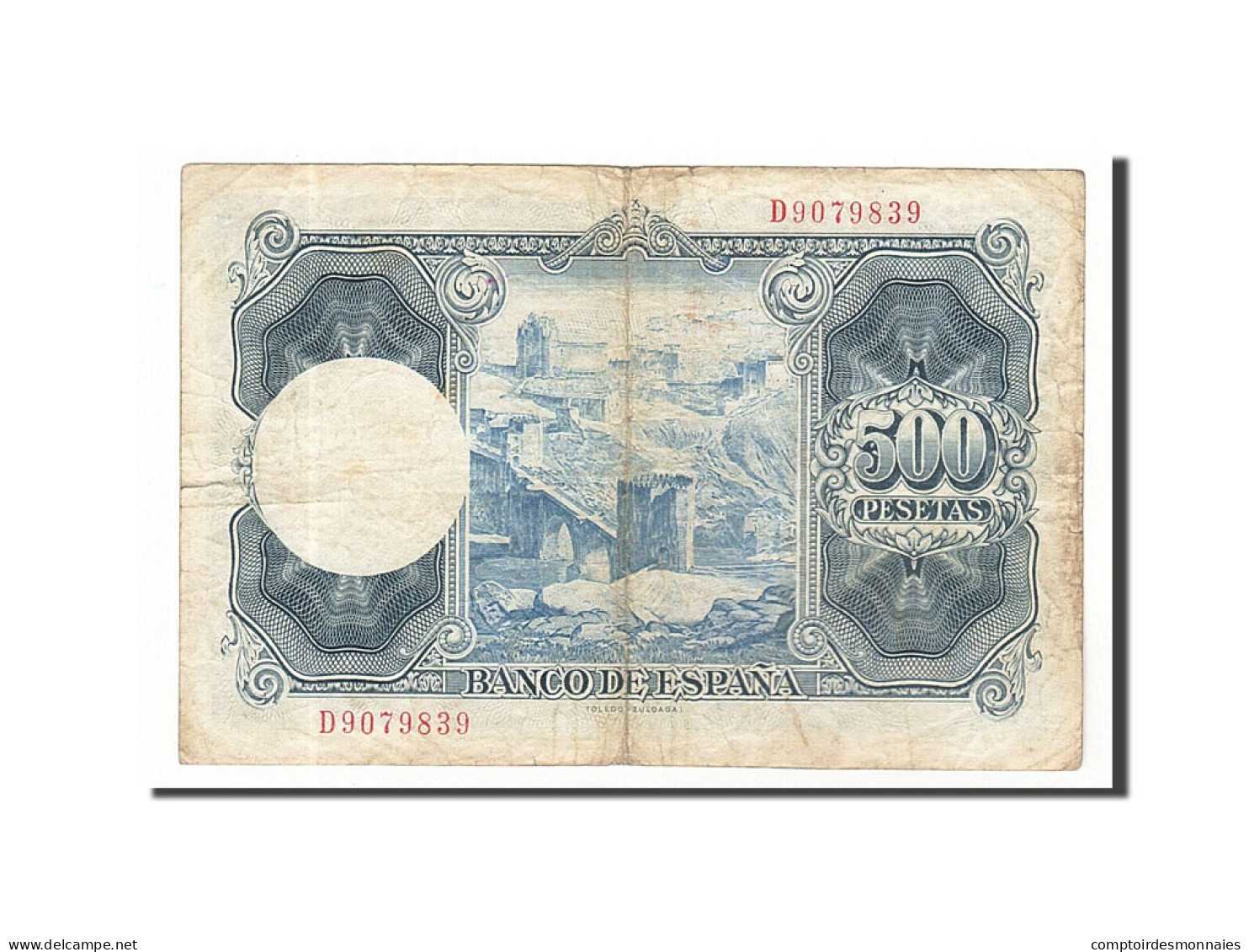 Billet, Espagne, 500 Pesetas, 1954, 1954-07-22, TB - 500 Pesetas