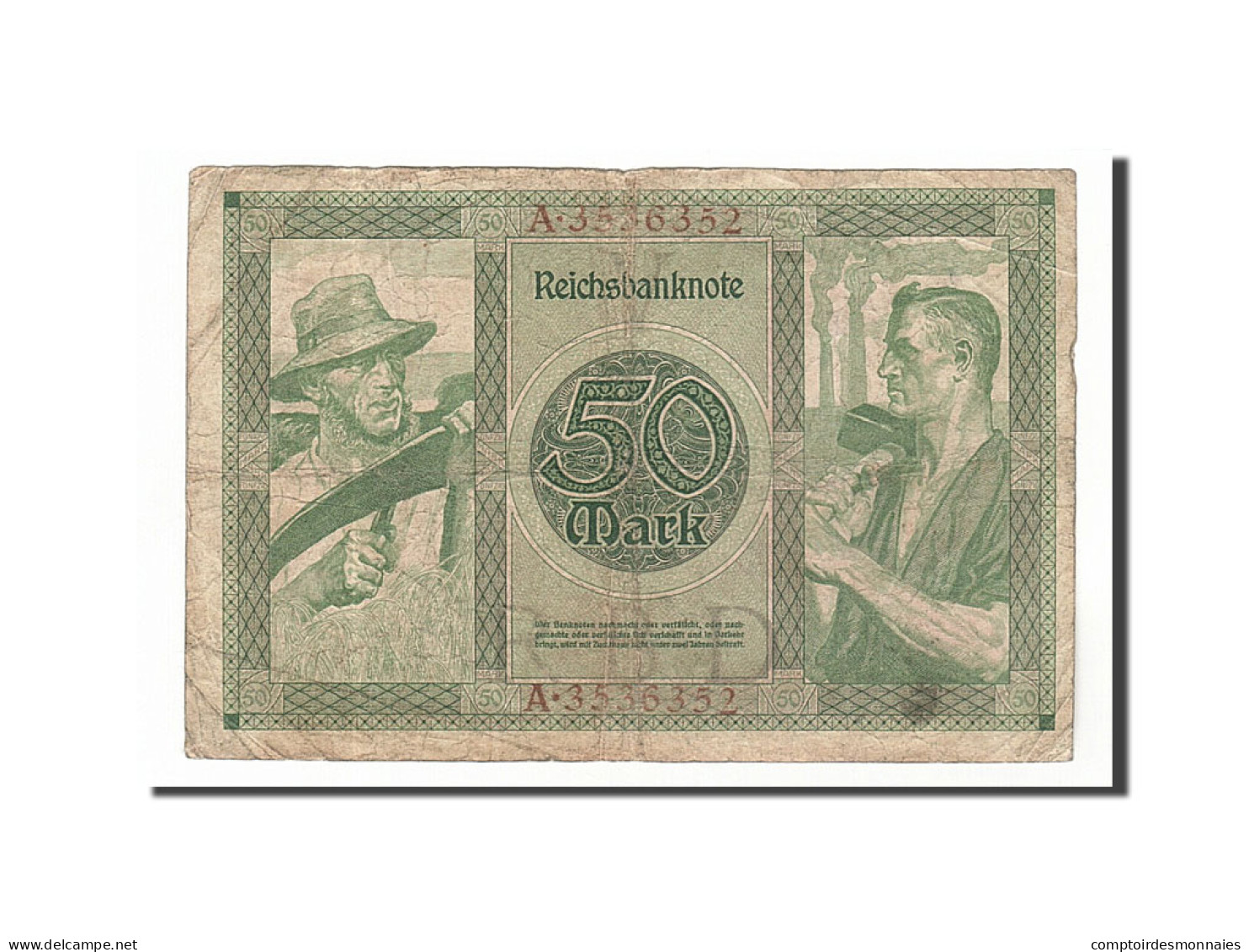 Billet, Allemagne, 50 Mark, 1920, 1920-07-23, TB+ - 50 Mark