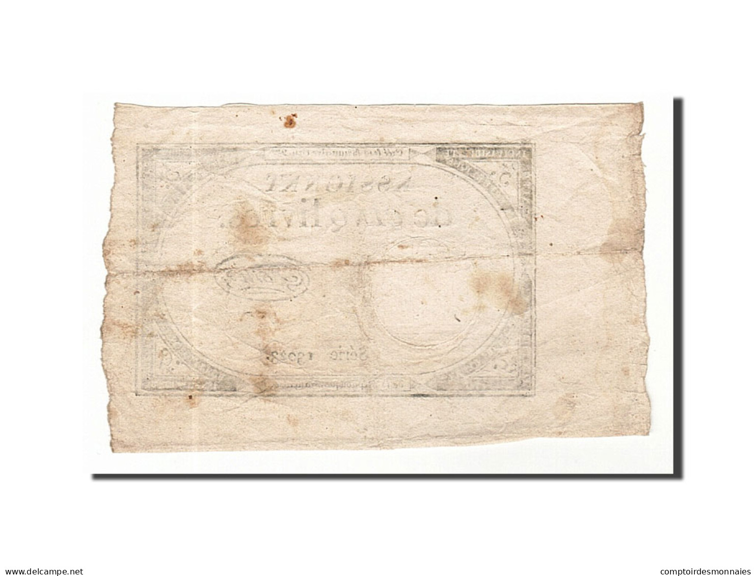 Billet, France, 5 Livres, 1793, Fenix, TTB, KM:A76, Lafaurie:171 - Assignats & Mandats Territoriaux