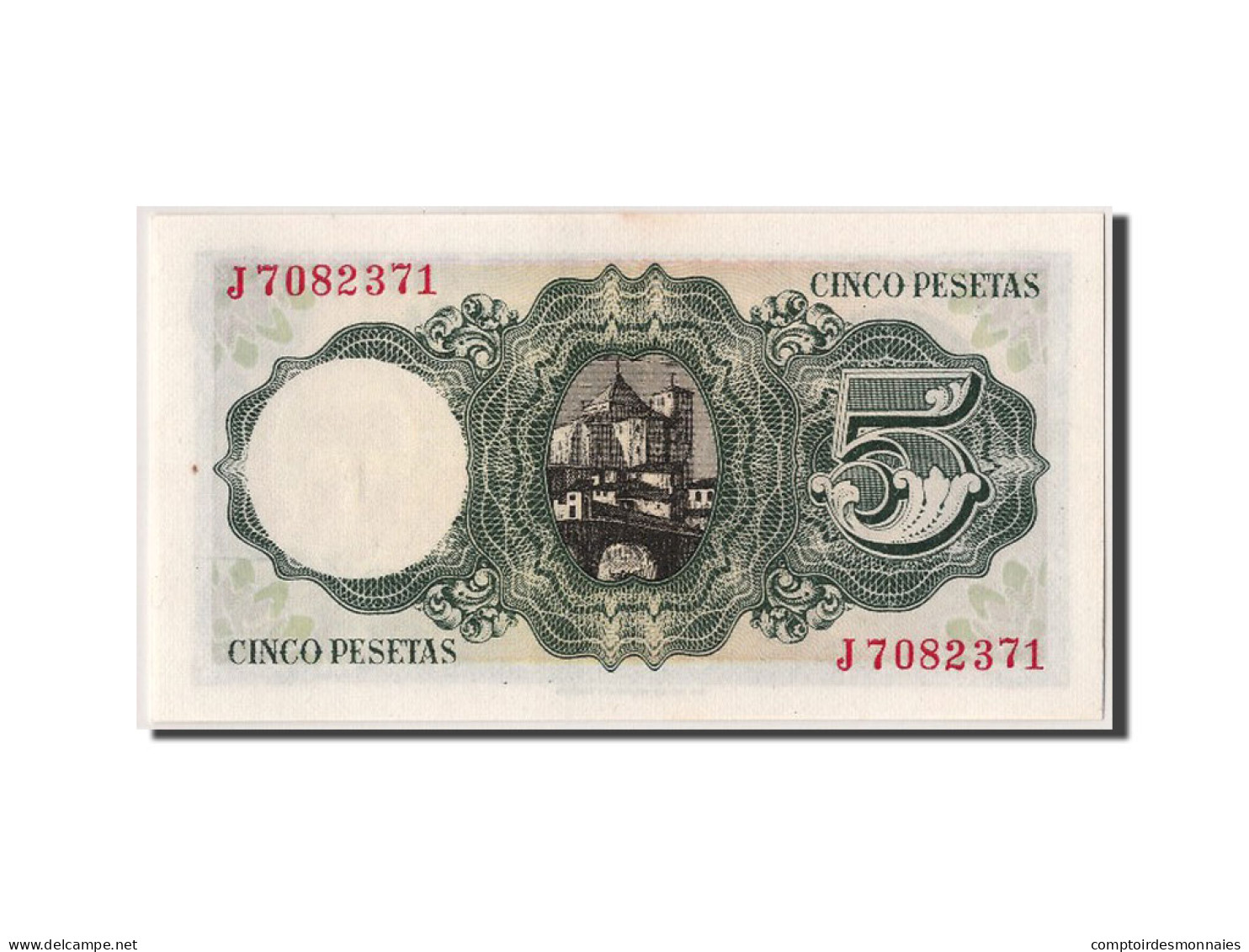 Billet, Espagne, 5 Pesetas, 1951, 1951-08-16, NEUF - 5 Pesetas