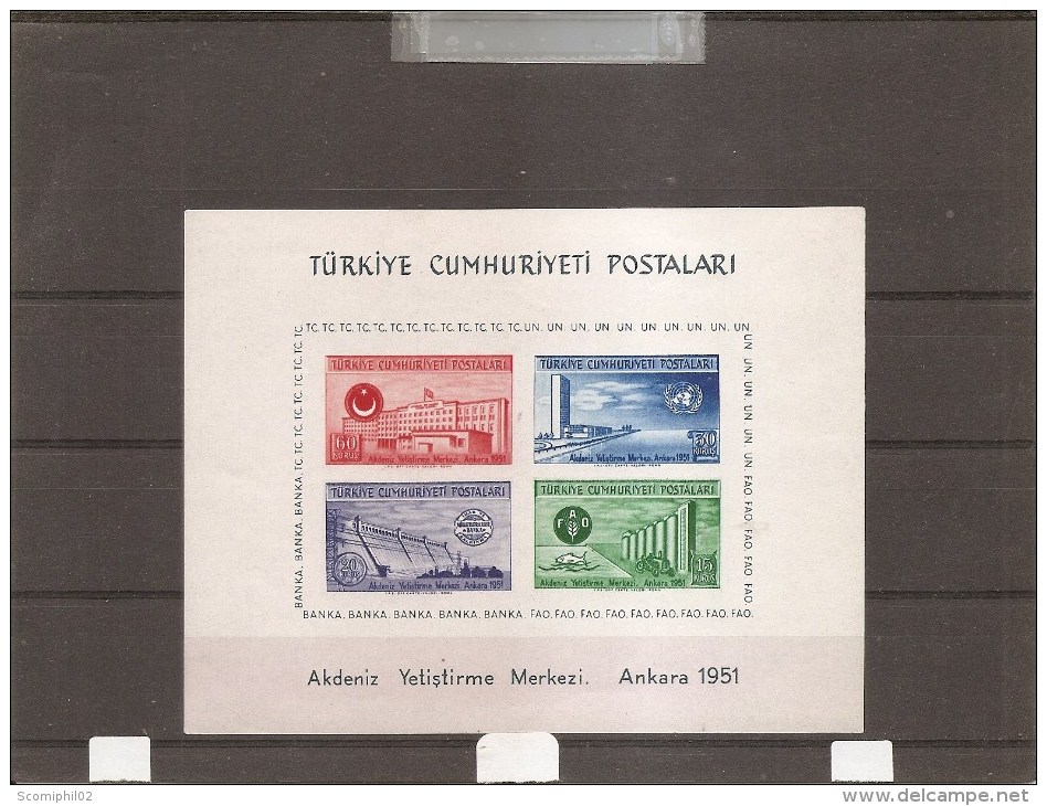 Turquie ( BF 4 XXX -MNH) - Blocks & Sheetlets