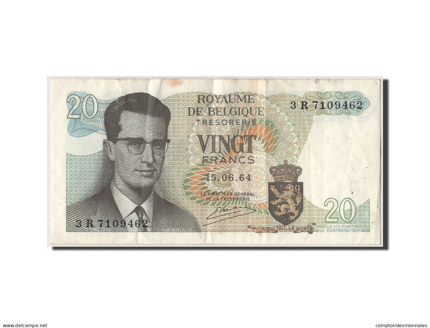 [#304822] Belgique, 20 Francs Type Baudouin I - 20 Francs