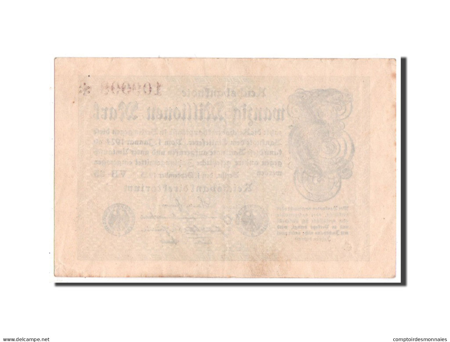 Billet, Allemagne, 20 Millionen Mark, 1923, SUP - 20 Millionen Mark