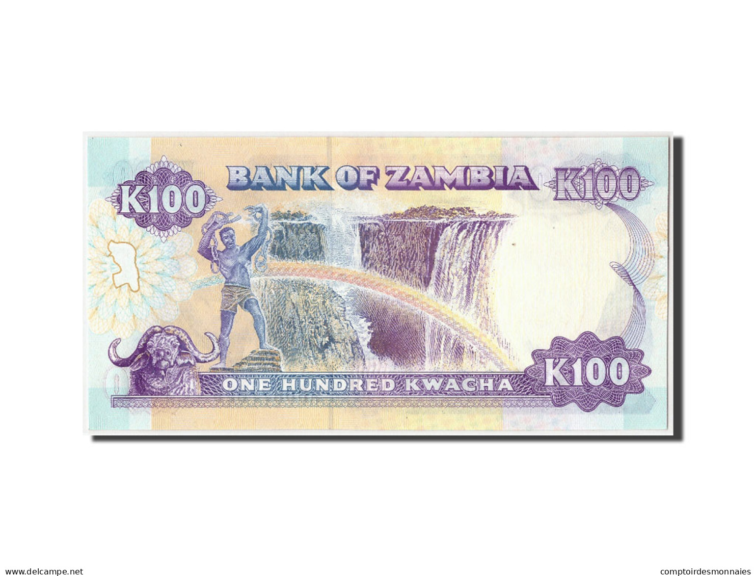 Billet, Zambie, 100 Kwacha, SPL - Zambia