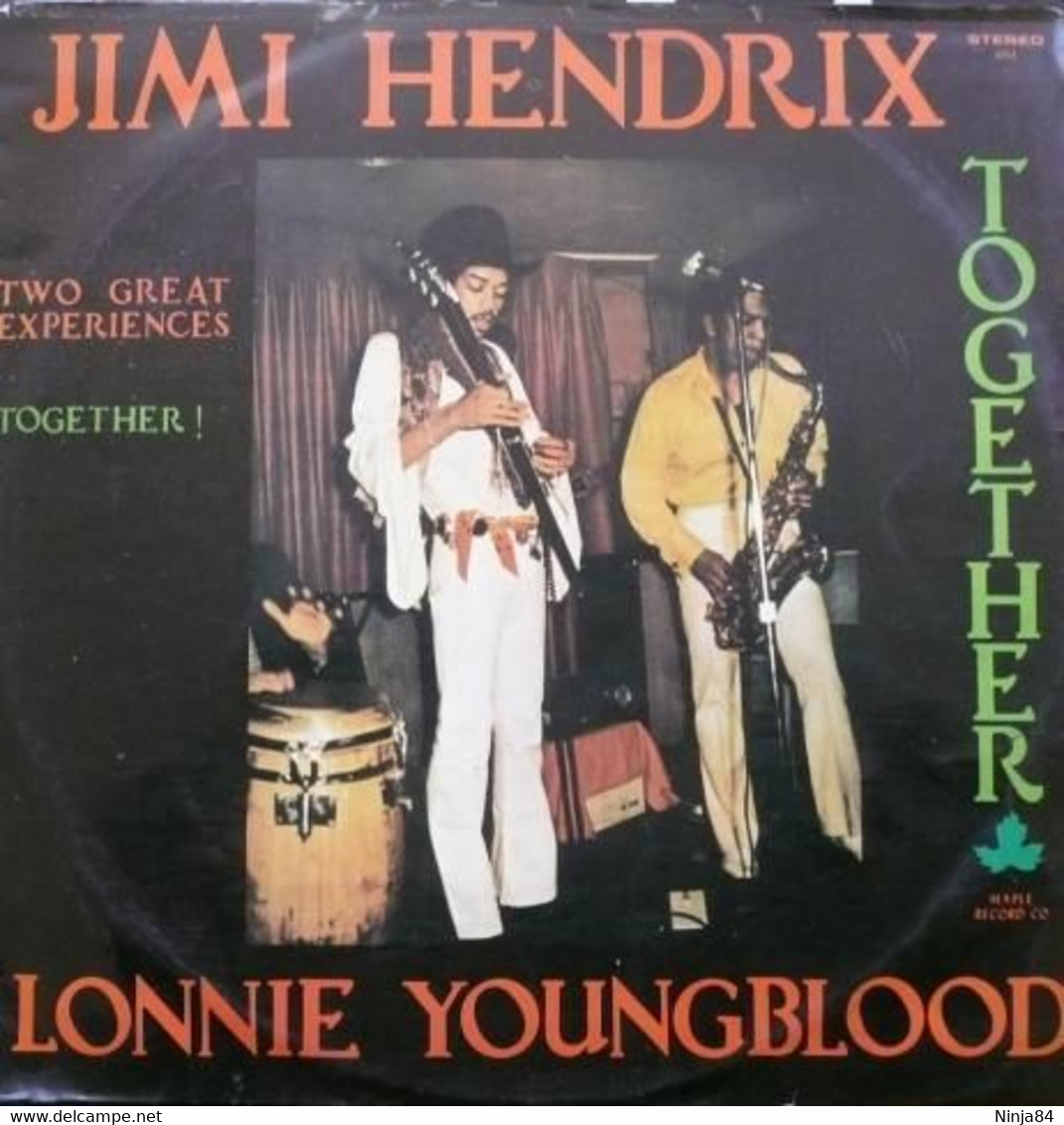 LP 33 RPM (12")  Jimi Hendrix & Lonnie Youngblood  "  The Great Experiences Together  "  Brésil - Rock