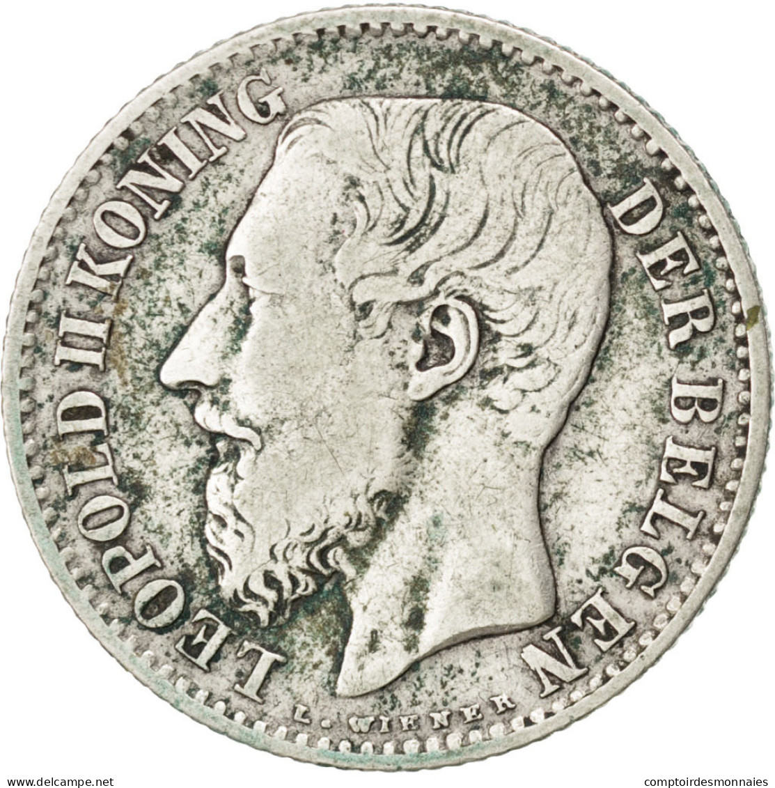 Monnaie, Belgique, Leopold II, Franc, 1886, TB+, Argent, KM:29.1 - 1 Frank