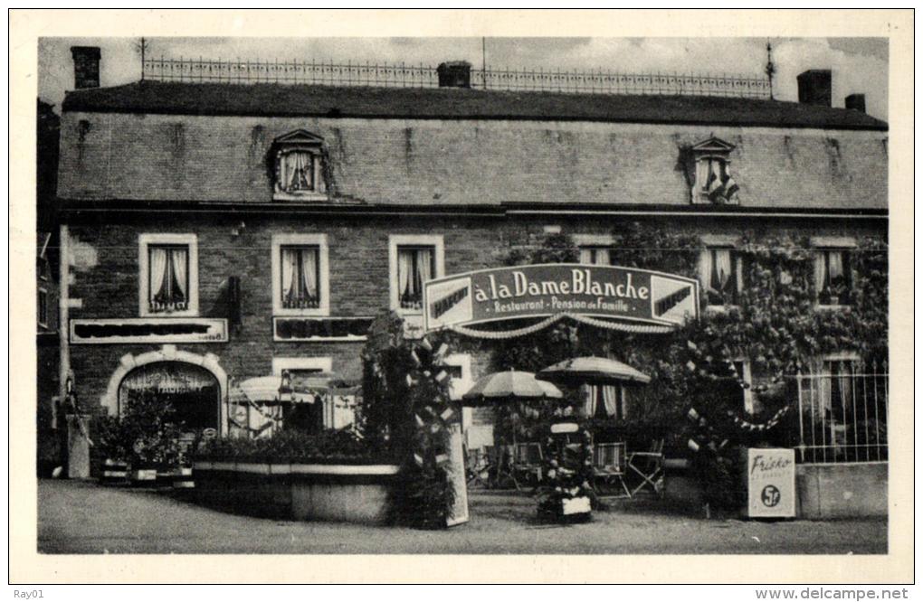 BELGIQUE - LIEGE - COMBLAIN-AU-PONT - Vallée De L'Ourthe - Restaurent-Pension De Famille " A La Dame Blanche". - Comblain-au-Pont