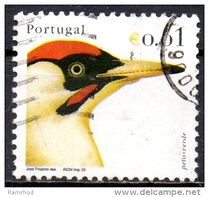 PORTUGAL 2003 Birds - 1c. - Green Woodpecker   FU - Oblitérés