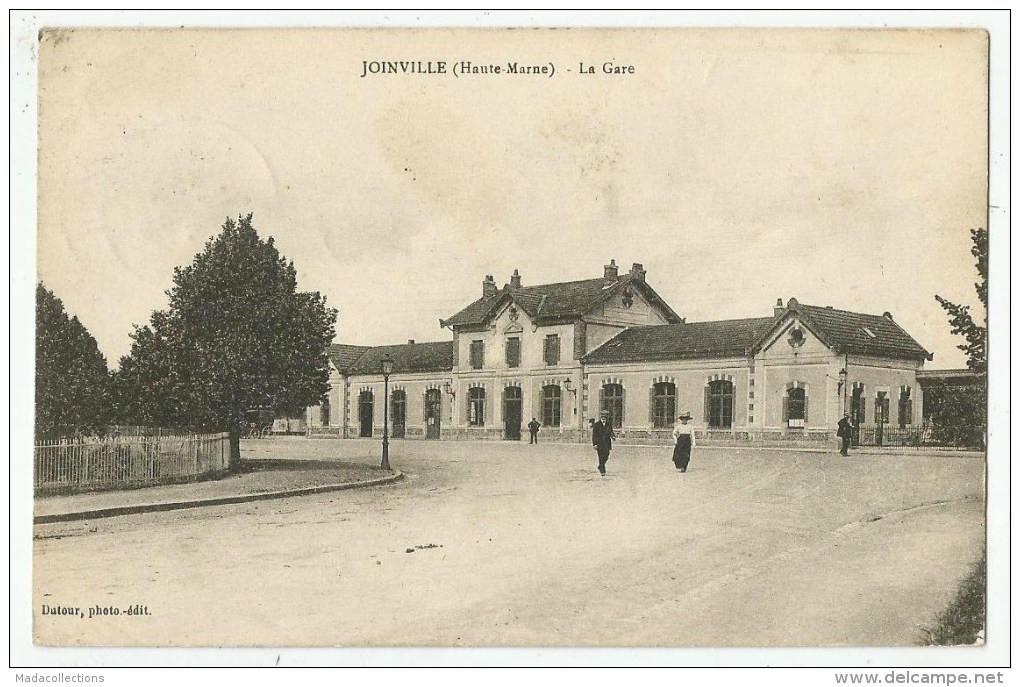 Joinville (52.Haute-Marne) La Gare Vers 1925 - Joinville