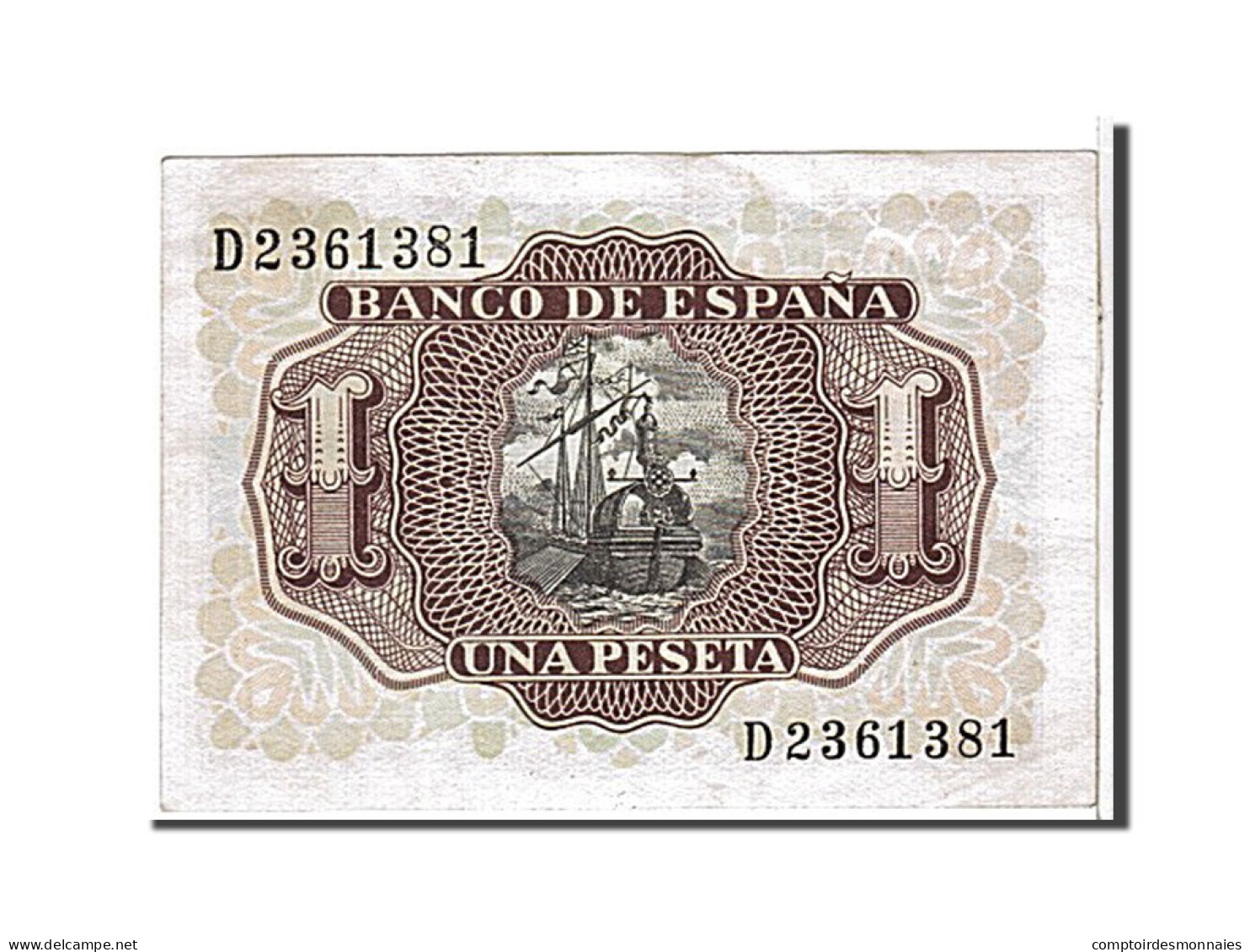 Billet, Espagne, 1 Peseta, 1953, KM:144a, SUP - 1-2 Peseten