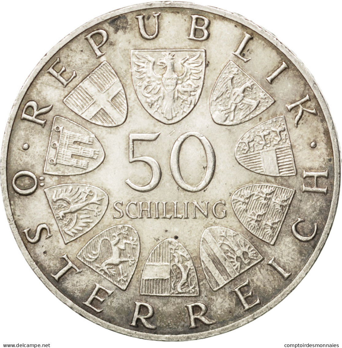 Monnaie, Autriche, 50 Schilling, 1967, SUP, Argent, KM:2902 - Autriche