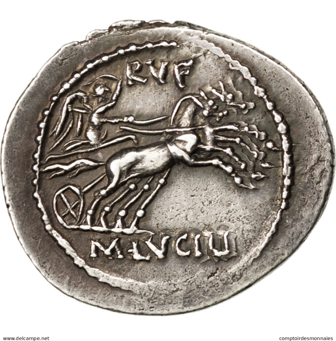 Monnaie, Lucilia, Denier, TTB+, Argent - Republic (280 BC To 27 BC)