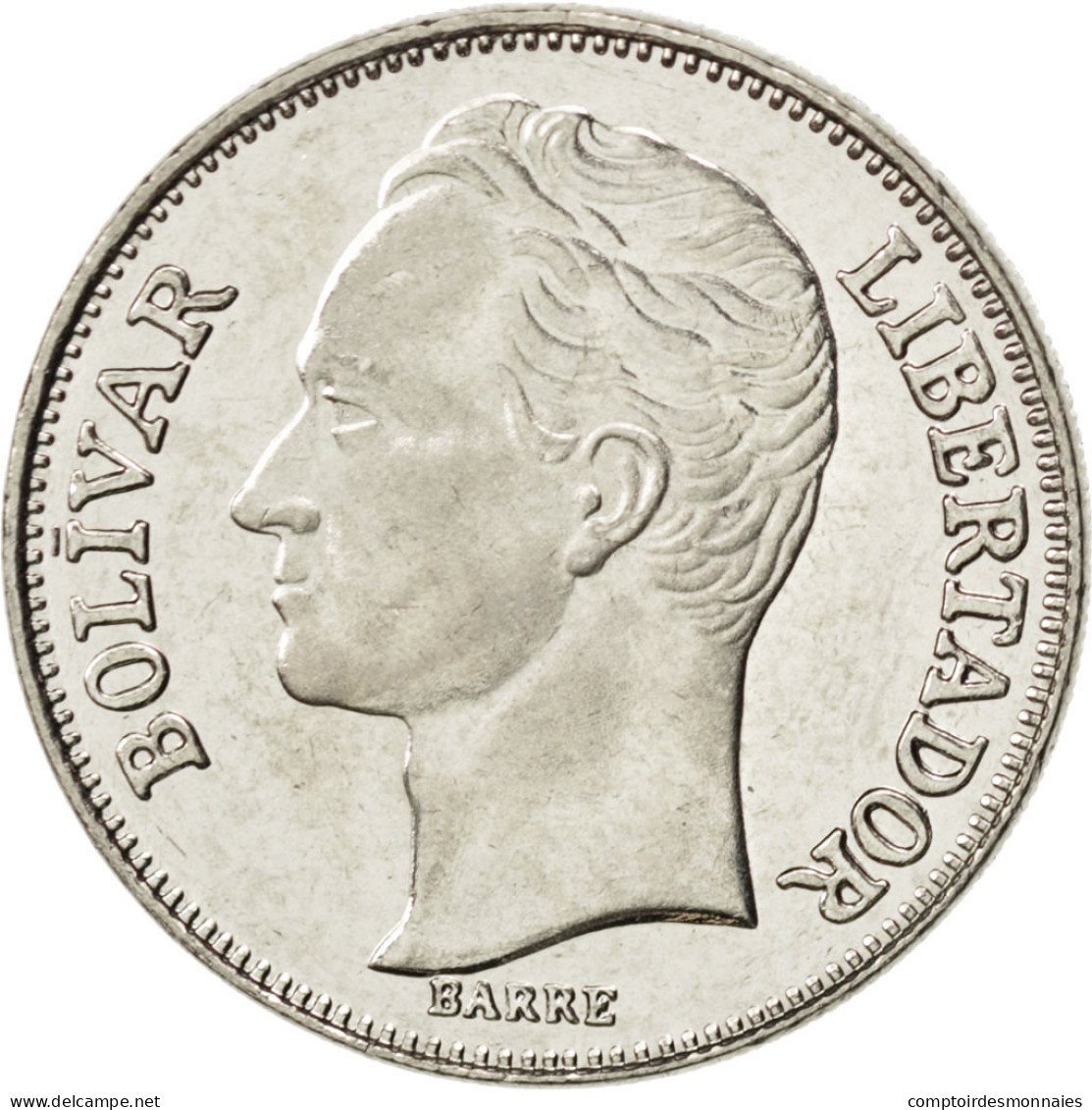 Monnaie, Venezuela, 2 Bolivares, 1989, SPL, Nickel Clad Steel, KM:43a.1 - Venezuela