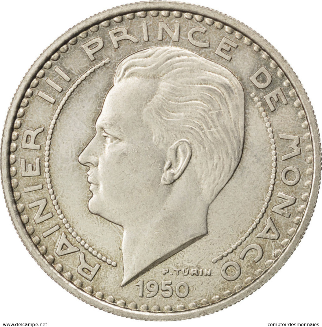 Monnaie, Monaco, 100 Francs, 1950, SUP, Cupro-nickel, KM:E33, Gadoury:142 - 1949-1956 Franchi Antichi