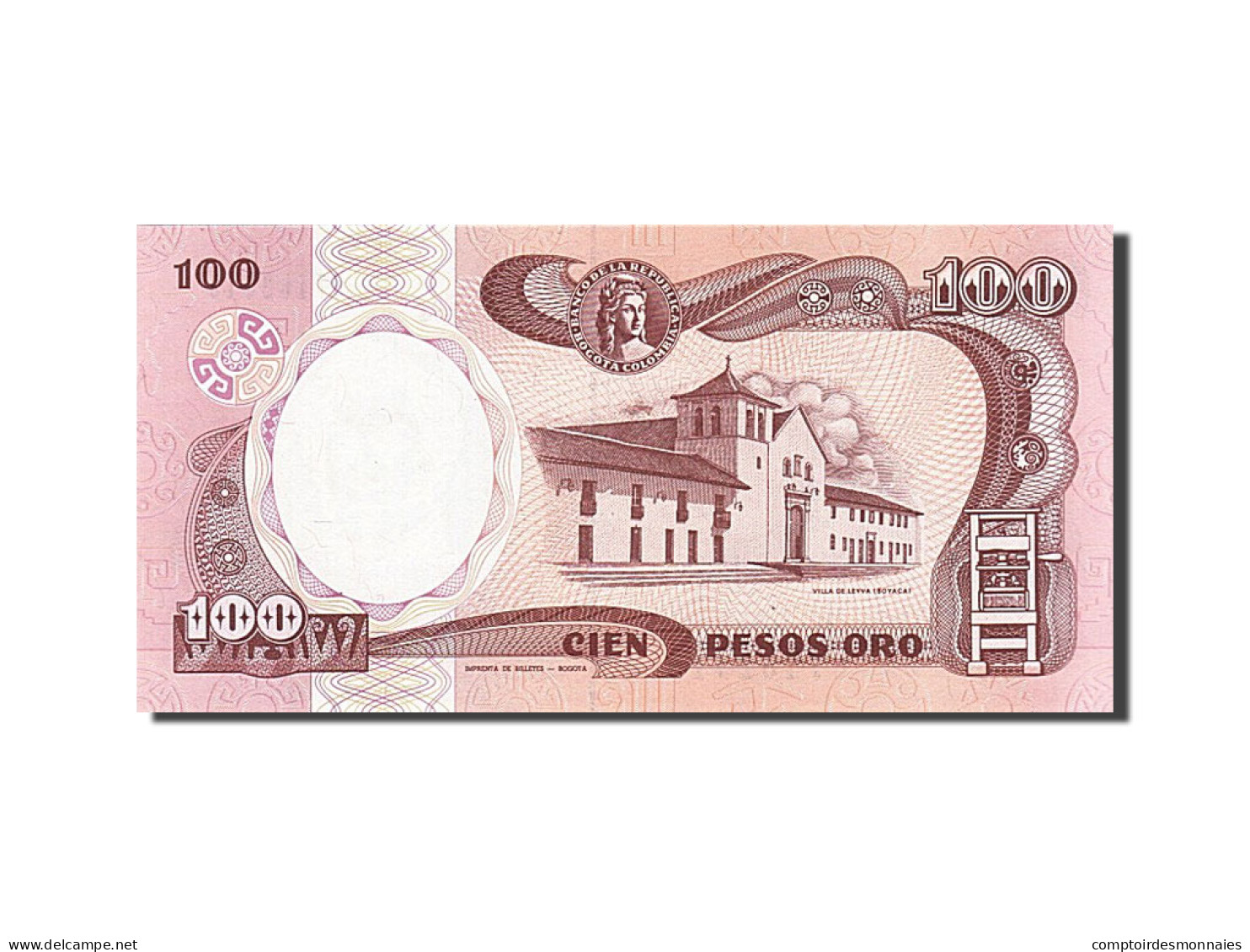 Billet, Colombie, 100 Pesos Oro, 1990, 1990-01-01, NEUF - Kolumbien
