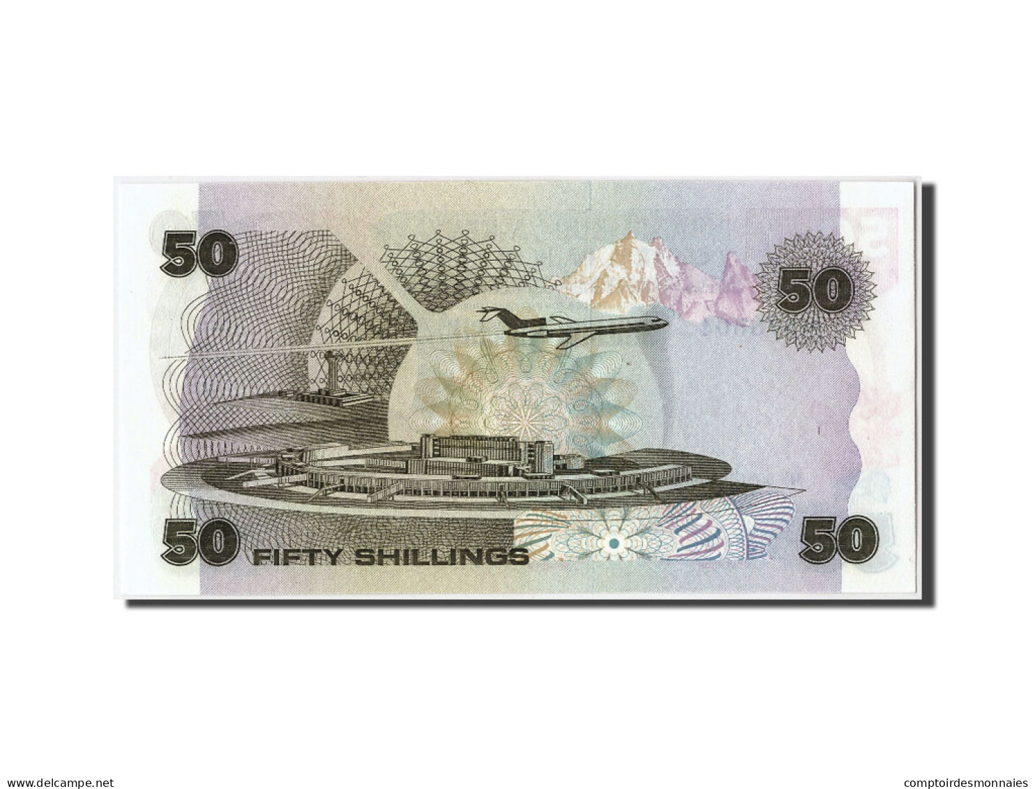 Billet, Kenya, 50 Shillings, 1986, 1986-09-14, NEUF - Kenya