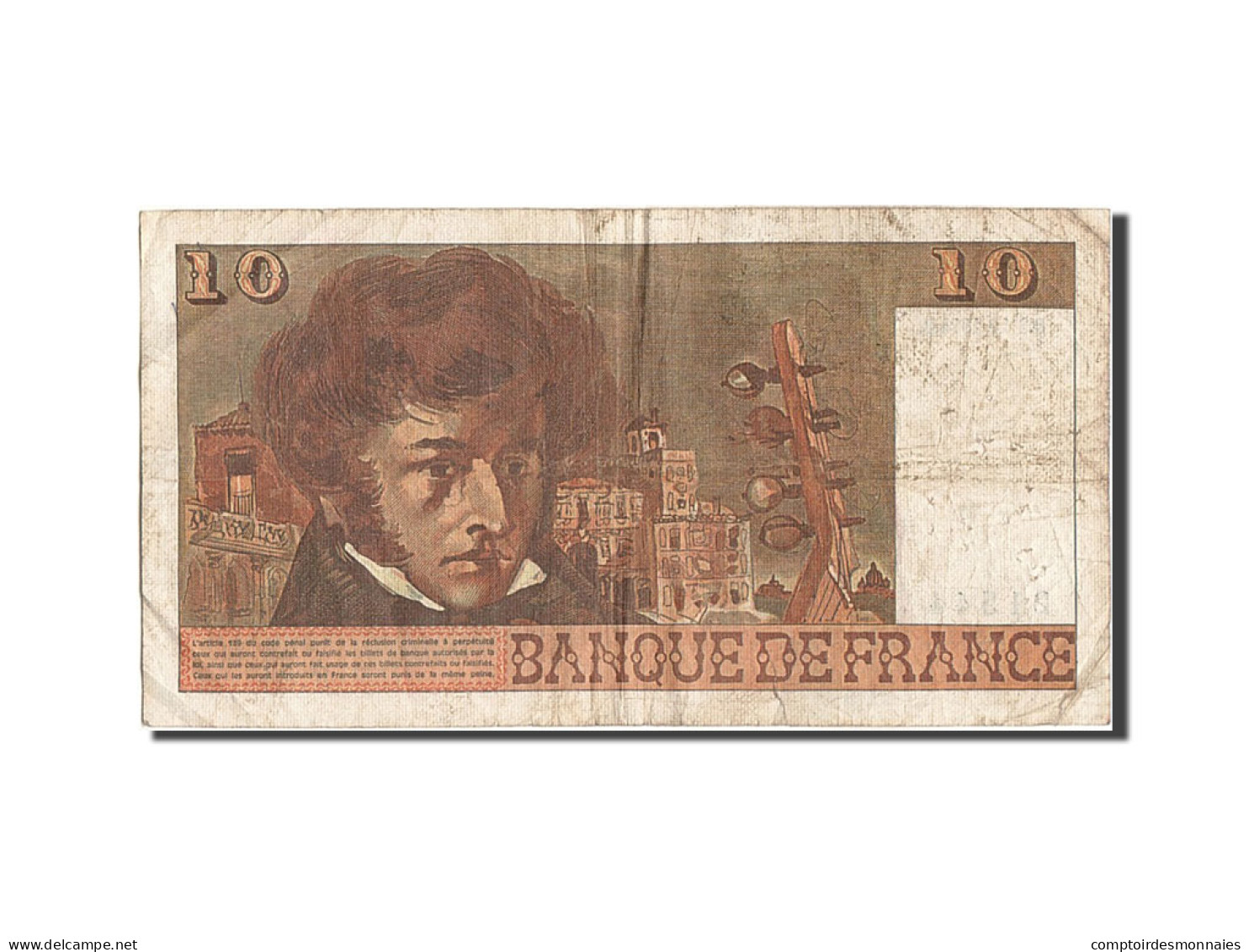 Billet, France, 10 Francs, 10 F 1972-1978 ''Berlioz'', 1974, 1974-10-03, TB - 10 F 1972-1978 ''Berlioz''