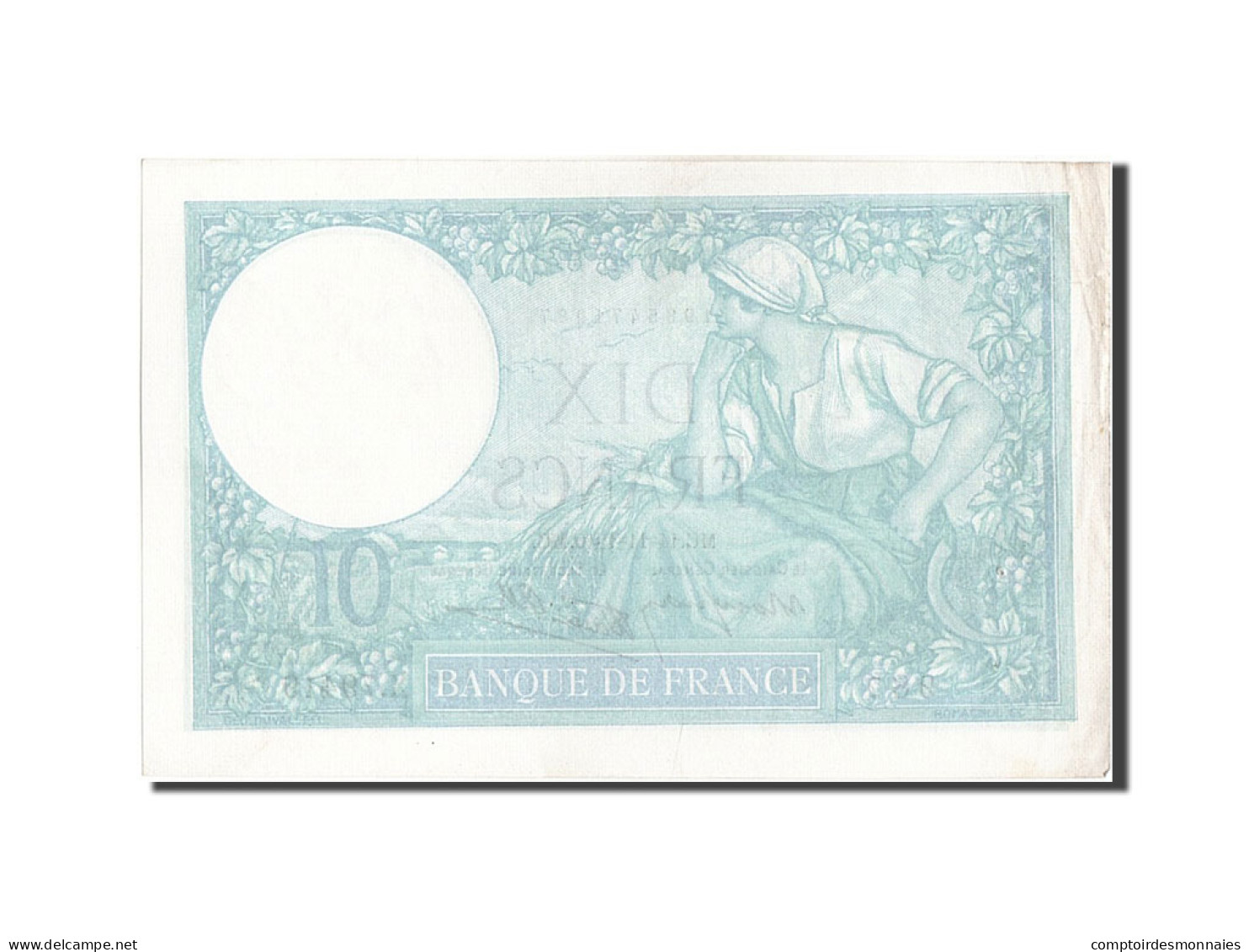 Billet, France, 10 Francs, 10 F 1916-1942 ''Minerve'', 1940, 1940-11-14, TTB+ - 10 F 1916-1942 ''Minerve''