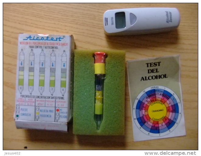 TEST DE ALCOHOL + ALCOHOL SENSOR - ALCOHOL TEST + ALCOHOL SENSOR - Altri & Non Classificati