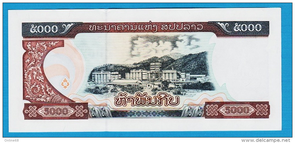 LAOS 5000 KIP 2003  # PH 9167188  Kaysone Phomvihane  P#34b  UNC - Laos