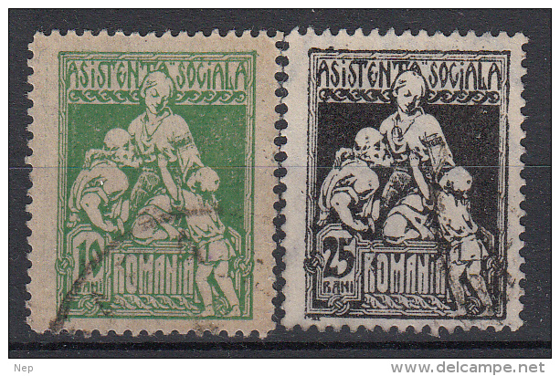 ROEMENIË - Michel - 1921 - Nr 9/10 - Gest/Obl/Us - Vrijstelling Van Portkosten