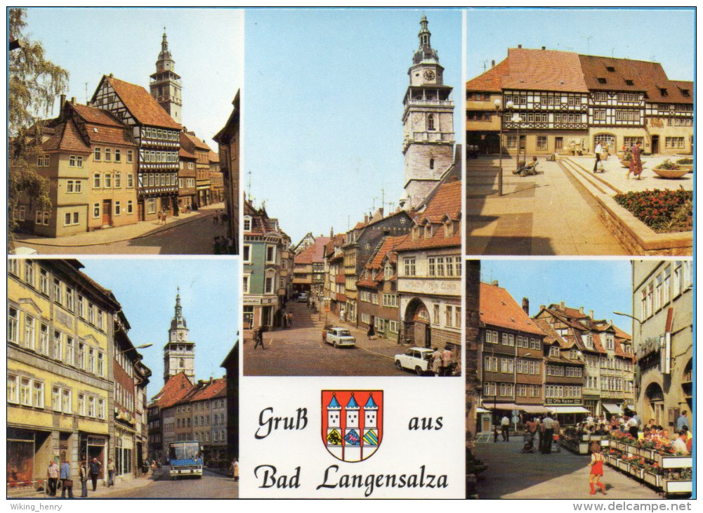 Bad Langensalza - Mehrbildkarte 8 - Bad Langensalza