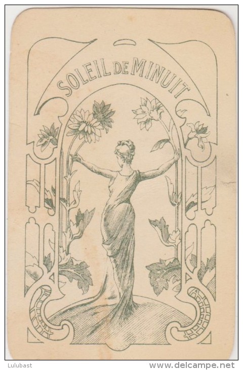 Carte Illustrée (anciennement) Parfumée GARDENIA FLORE De L. Legrand, 11 Pl. De La Madeleine. Paris. (rare ) - Advertising