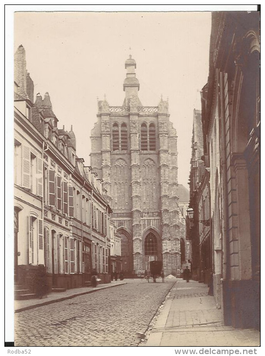 Photo - Début XXème - Douai - Rue église St Pierre - Luoghi