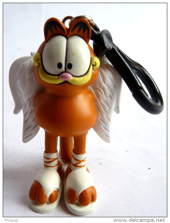 FIGURINE Porte Clés   GARFIELD ANGE - PLASTOY 2005 - Autres & Non Classés