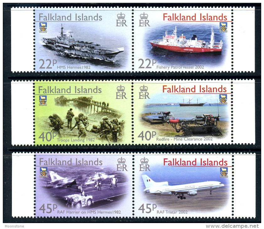 Falkland Islands 2002 20th Anniversary Of Liberation Set Of 6, MNH - Falklandinseln