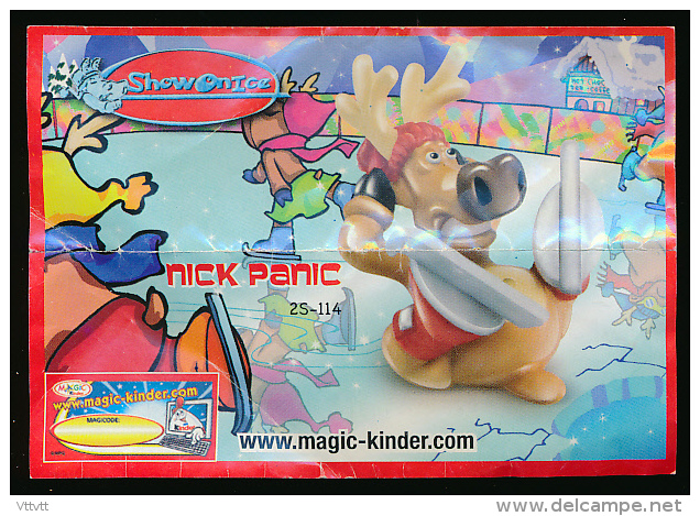 Notice NICK PANIC (25-114), Show On Ice, Www.magic-kinder. Com - Handleidingen