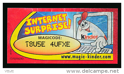 Magic Kinder : Magicode T8USE 4UFXE, Internet Surprise ! - Otros & Sin Clasificación