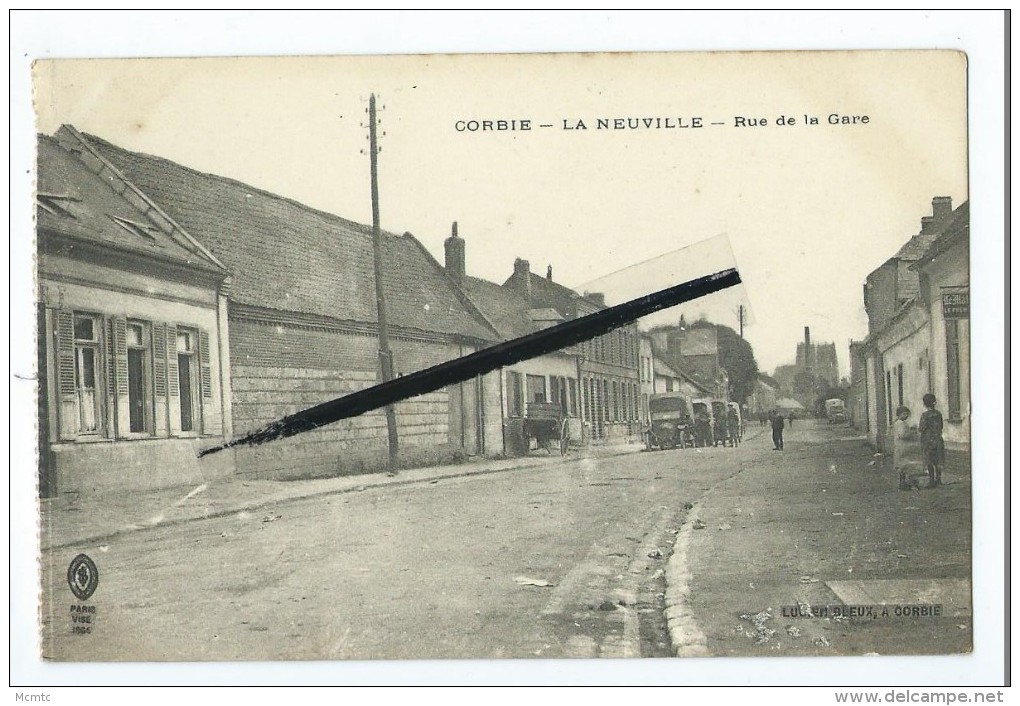 CPA - Corbie - La Neuville - Rue De La Gare - Corbie