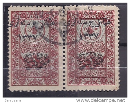 Turkey1921: Isfila 1040 Pair Used - Oblitérés