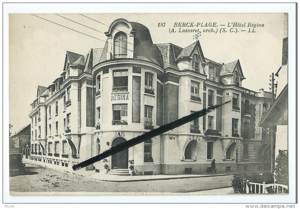 CPA - Berck Plage - L'Hôtel Régina - Berck