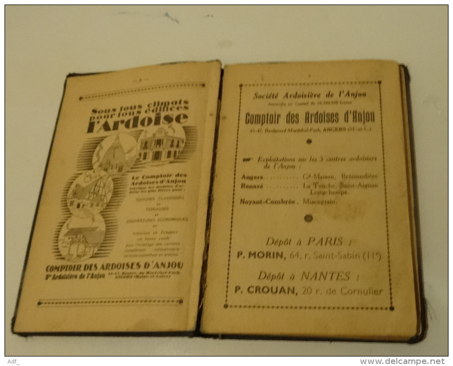 @ AGENDA DE L'ARDOISE 1935. TOUT SAVOIR SUR LA POSE ET SUR L'ARDOISE - Autres & Non Classés