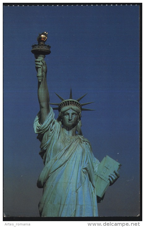 New York-Statue Of Liberty-unused,perfect Shape - Statue De La Liberté