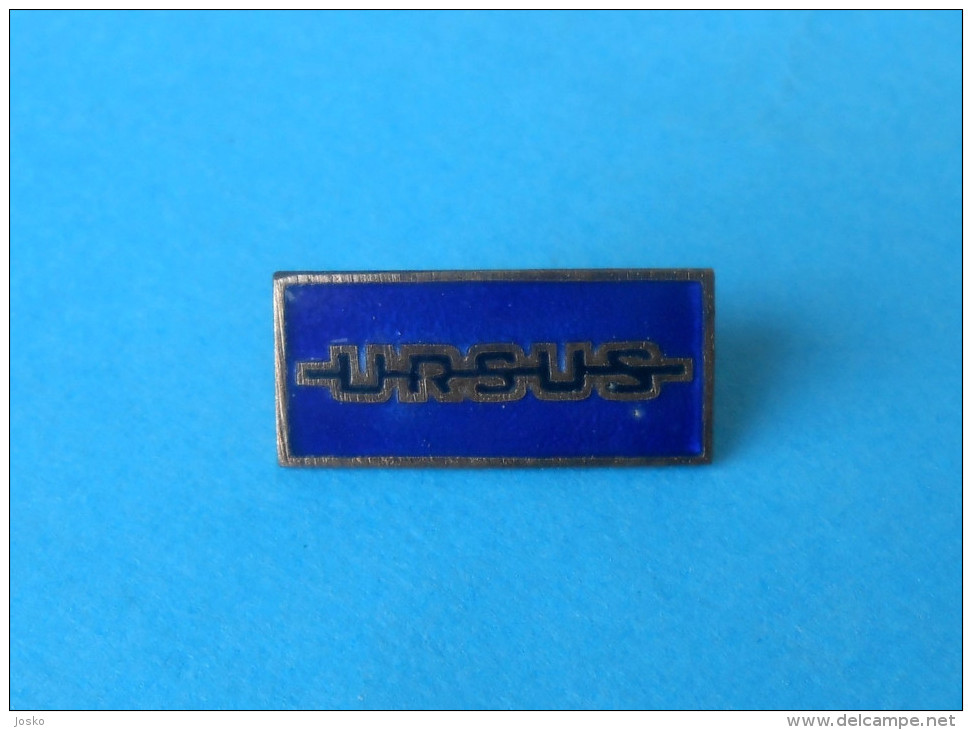 URSUS Tractors  # 2 ( Vintage Enamel Pin ) * Badge Tractor Tracteur Traktor Trattore Anstecknadel Distintivo - Traktoren