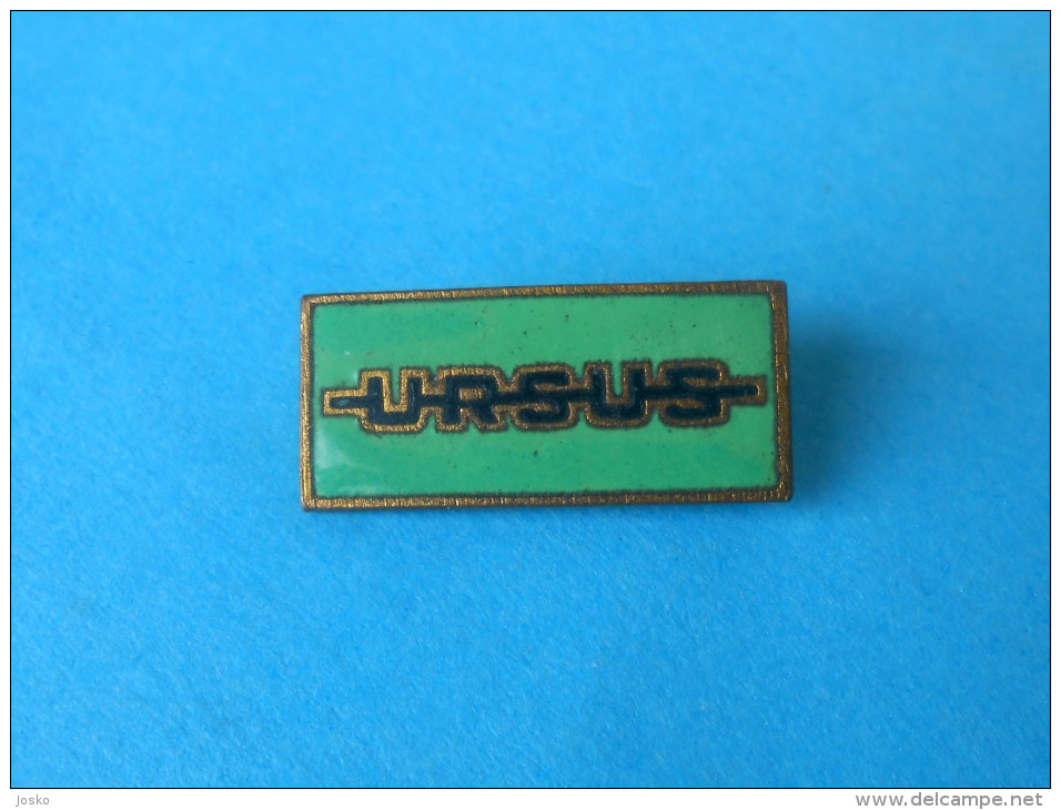 URSUS Tractors  # 3  ( Vintage Enamel Pin ) * Badge Tractor Tracteur Traktor Trattore Anstecknadel Distintivo - Tracteurs