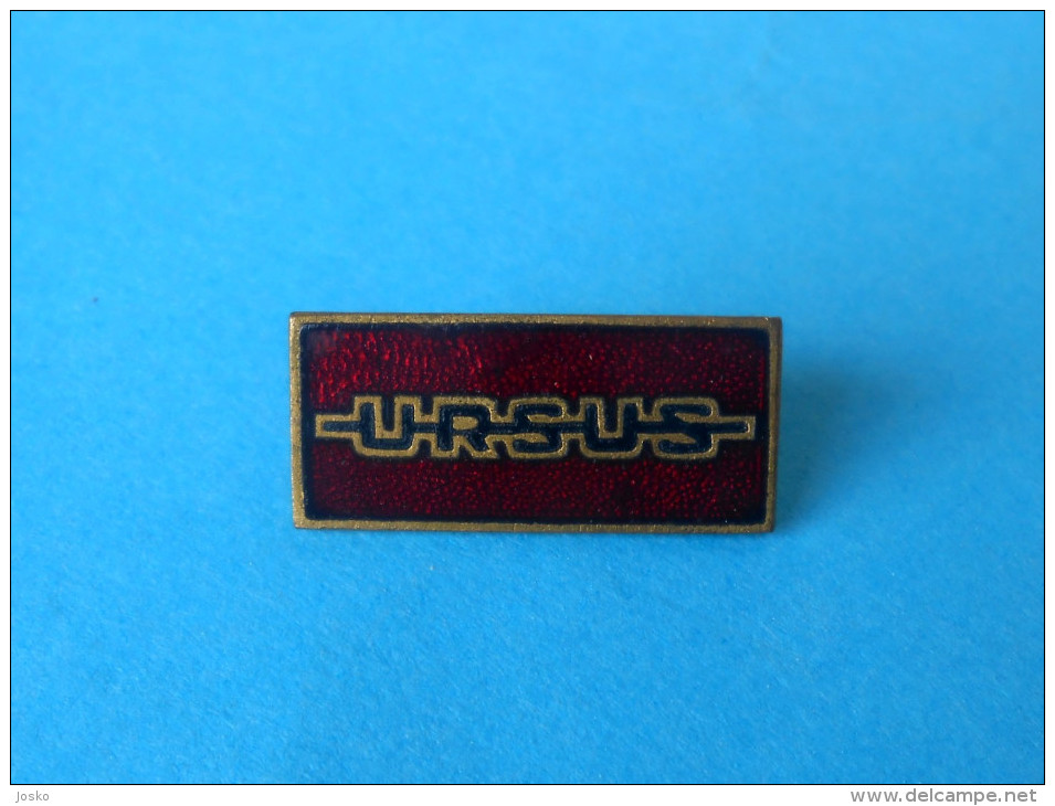 URSUS Tractors  # 4  ( Vintage Enamel Pin ) * Badge Tractor Tracteur Traktor Trattore Anstecknadel Distintivo - Tractors