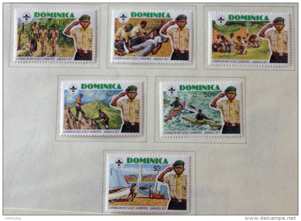 Dominica - MH* 1977 -  Sc # 534/539 - Dominique (...-1978)
