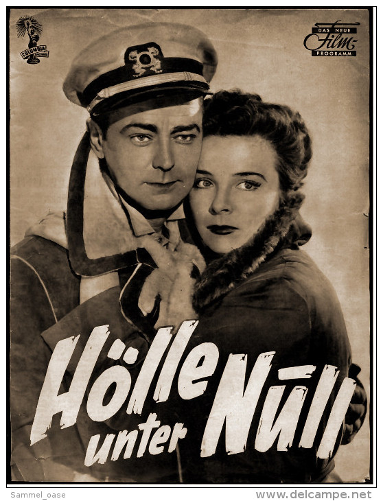 Das Neue Film-Programm Von Ca. 1954  -  "Hölle Unter Null"  -  Mit Alan Ladd , Joan Tetzel - Magazines