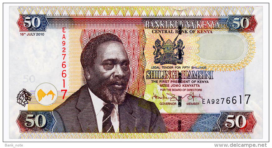 KENYA 50 SHILLINGS 2010 Pick 47e Unc - Kenya